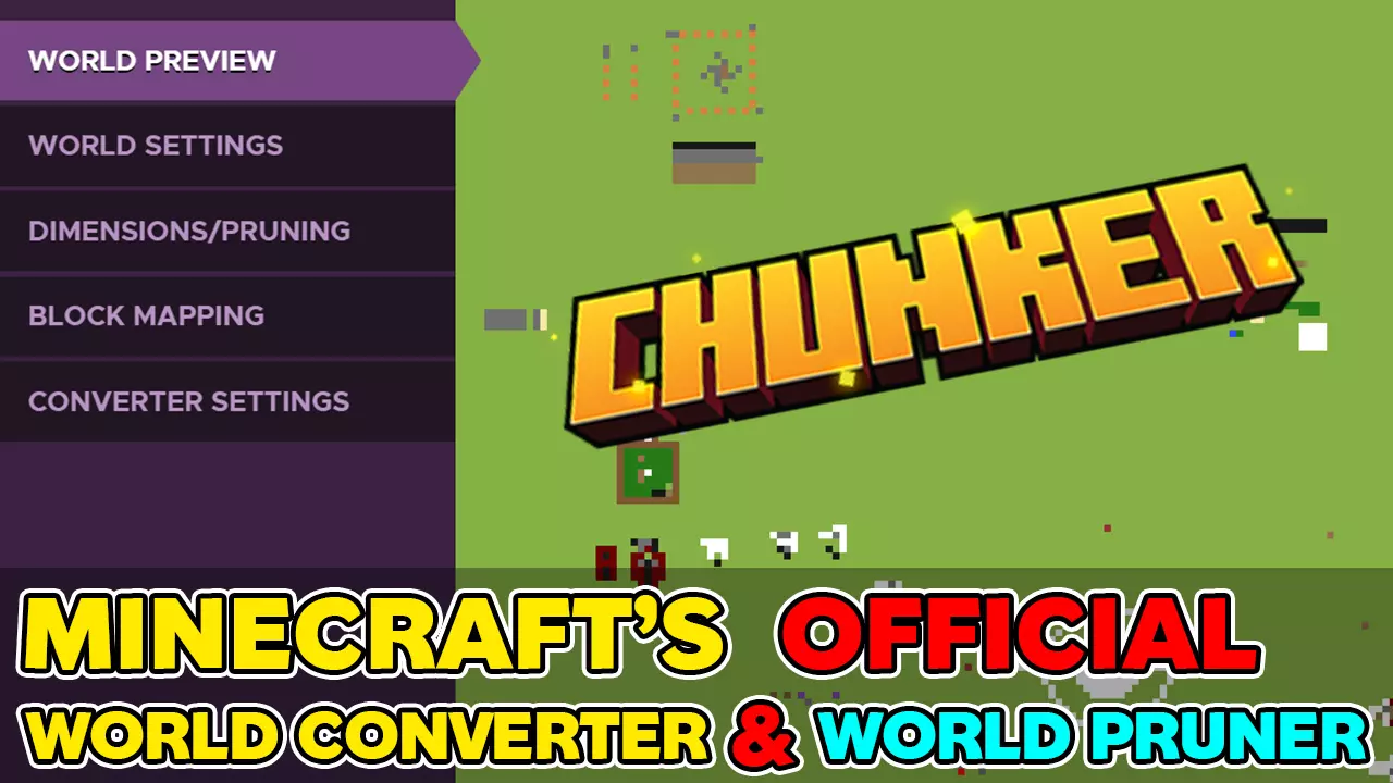 Minecraft releases Official world converter and pruning tool